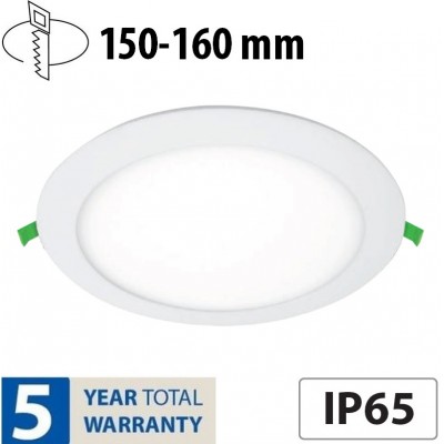 Στεγανό Φωτιστικό LED Στρογγυλό Χωνευτό 10W 230V 770lm 4000K Λευκό Φως Ημέρας IP65 99LED610IP65